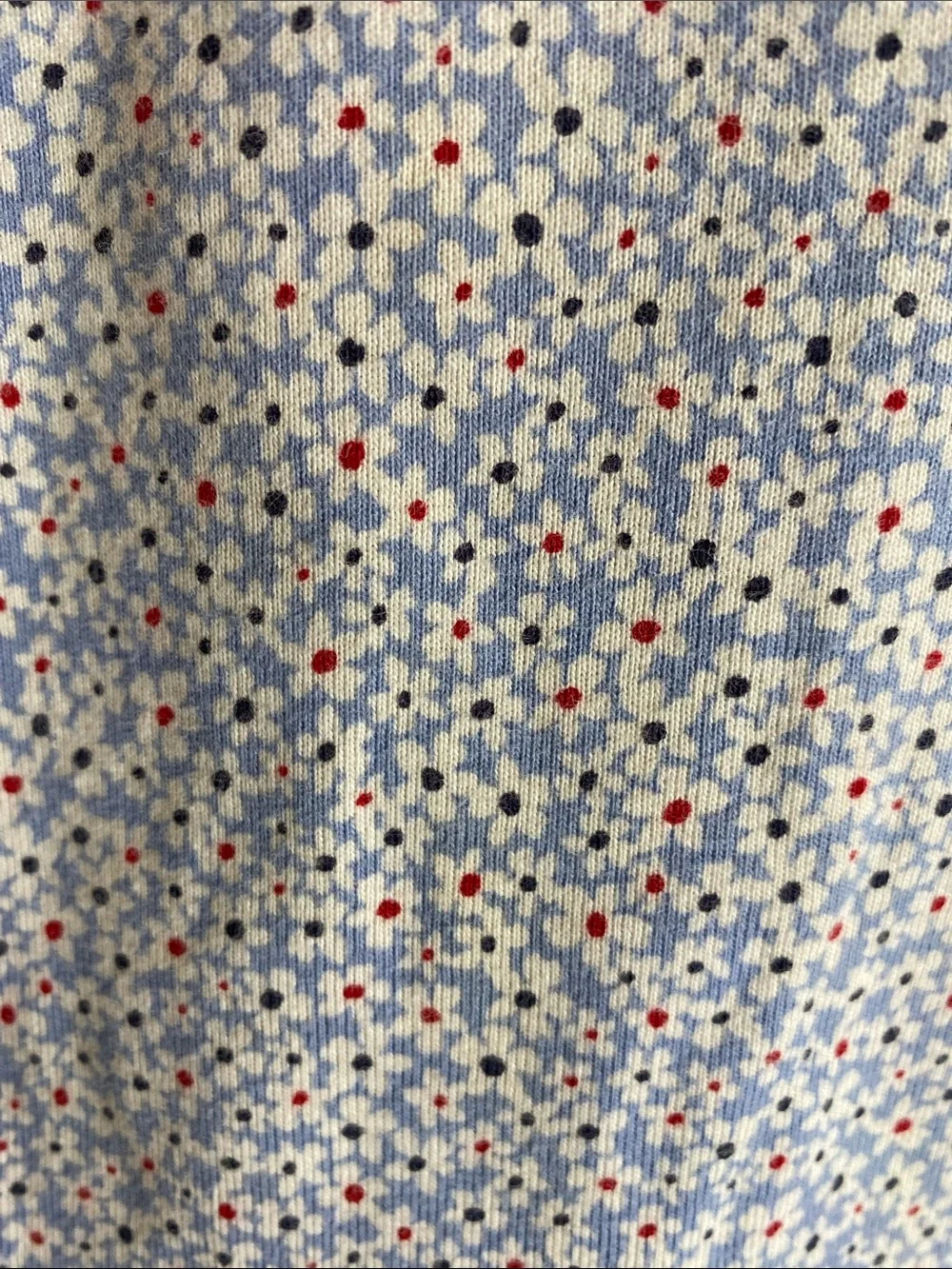 Vintage Gymboree Red white and blue floral top